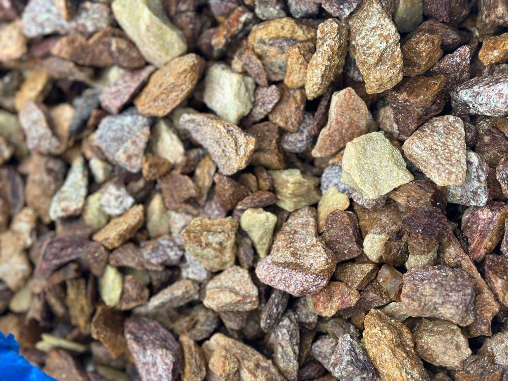 Златолит персиковый декоративная каменная крошка купить в Московской области