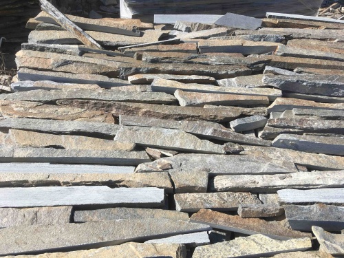 Горбушка златолит мультиколор для облицовки купить в Московской области