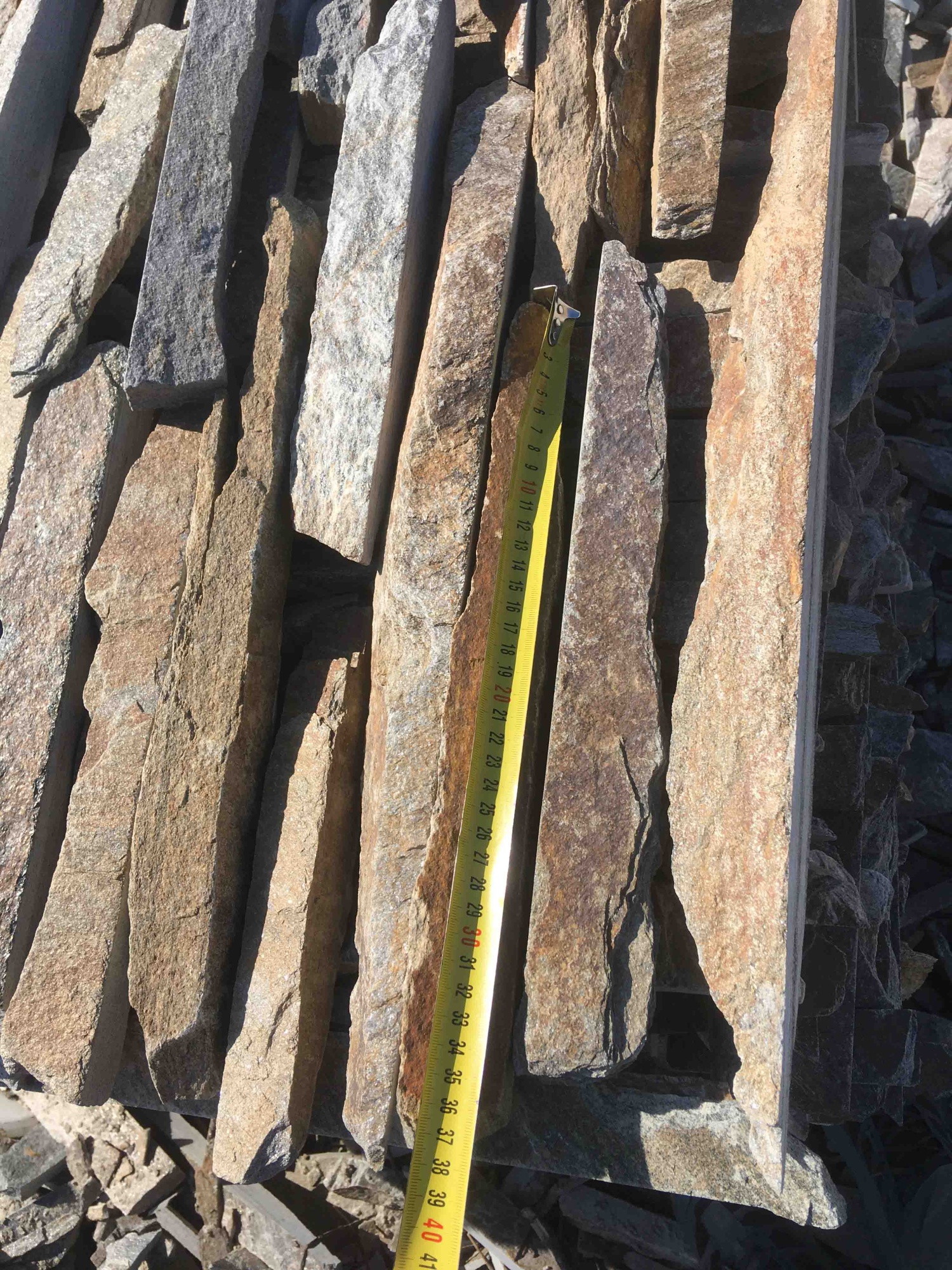 Горбушка златолит мультиколор для облицовки купить в Московской области