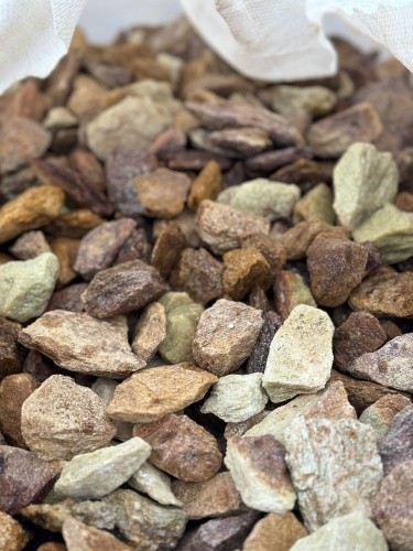 Златолит персиковый декоративная каменная крошка купить в Московской области