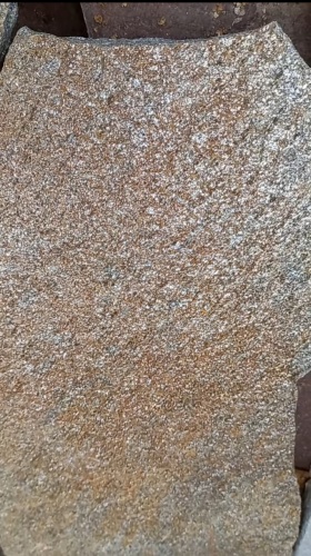 Плитняк златолит серебристый для цоколя, отмостки купить в Московской области