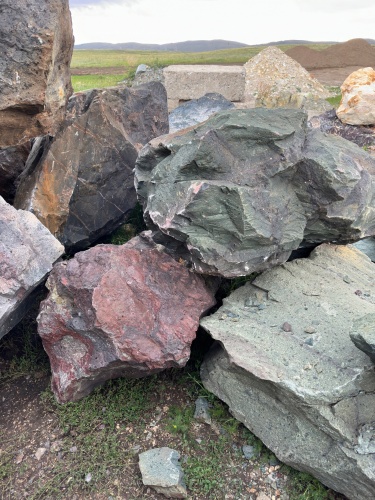 Камни для ландшафтного дизайна зелёные 10-60 килограмм купить в Московской области