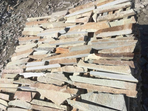 Горбушка златолит золотистый для облицовки купить в Московской области