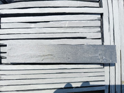 Плитка чёрная из натурального камня фасадная 30 см * 5 см, толщина 7 мм -30 мм купить в Московской области